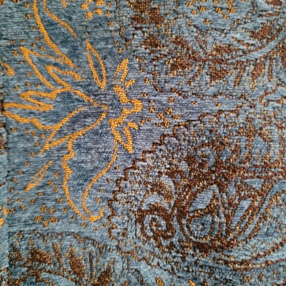 Free People Micah Duster Coat Womens S Boho Chic Tapestry Vintage Old World - Picture 6 of 10